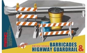 Barricades & Highway Guardrail set