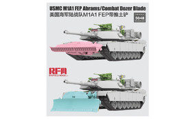 USMC M1A1 FEP Abrams/Combat Dozer Blade with workable track links